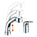 Double Hole Pull Out Kitchen Faucet